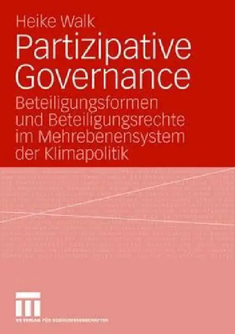 Buy Partizipative Governance (English, Heike Walk) Online at Best Price - BookBajar