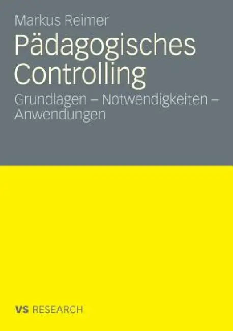 Buy Pädagogisches Controlling (English, Markus Reimer) Online at Best Price - BookBajar