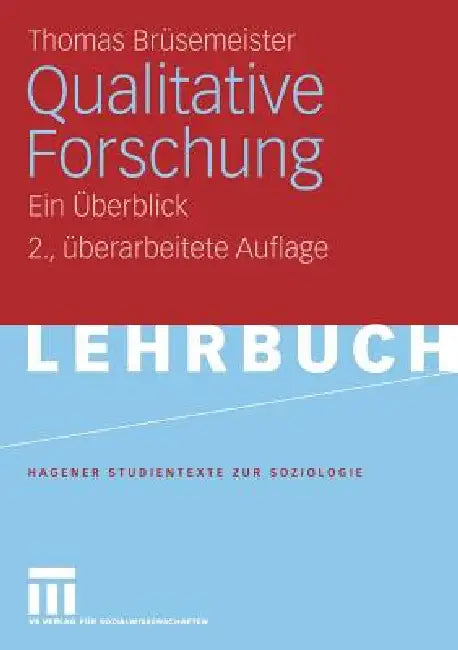 Qualitative Forschung (English, Thomas Brüsemeister) - Image 1 - BookBajar