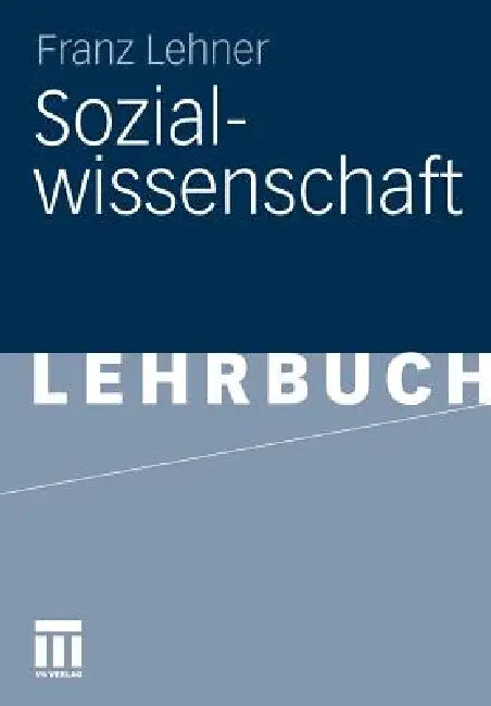 Buy Sozialwissenschaft (English, Franz Lehner) Online at Best Price - BookBajar