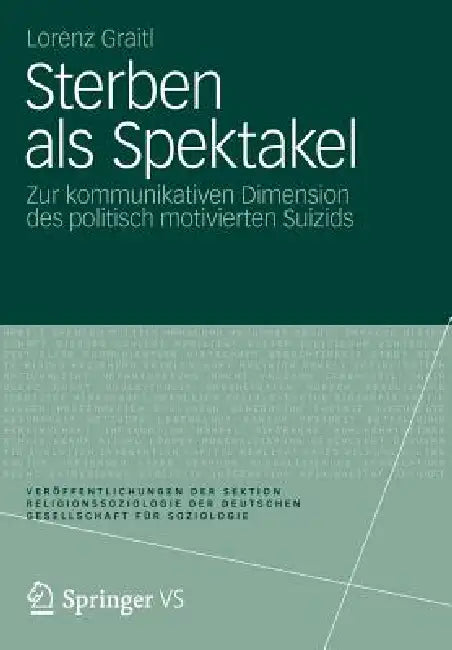Sterben ALS Spektakel (English, Lorenz Graitl) - Image 1 - BookBajar
