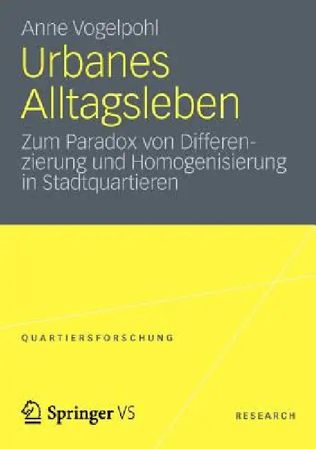 Urbanes Alltagsleben (English, Anne Vogelpohl) - Image 1 - BookBajar