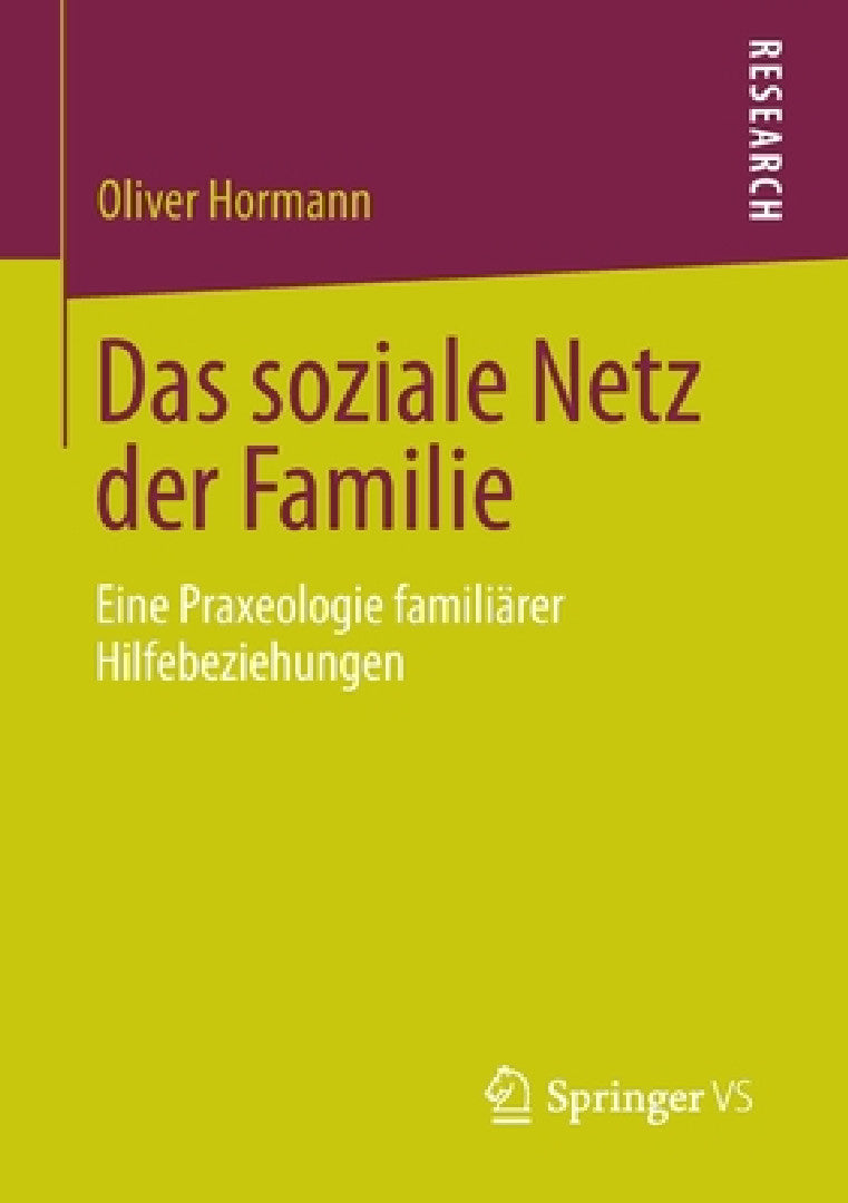 Buy Das Soziale Netz Der Familie (English, Oliver Hormann) Online at Best Price - BookBajar