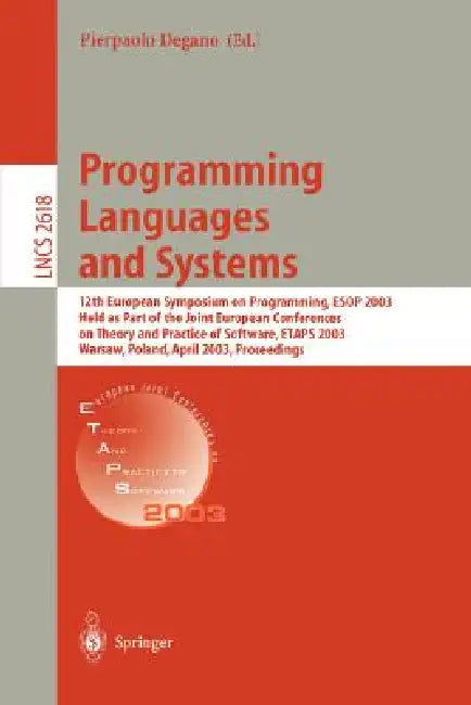 Buy Programming Languages and Systems (English, Pierpaolo Degano) Online at Best Price - BookBajar