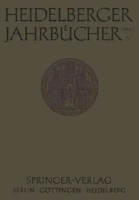 Buy Heidelberger Jahrbücher (English, Kenneth A. Loparo) Online at Best Price - BookBajar