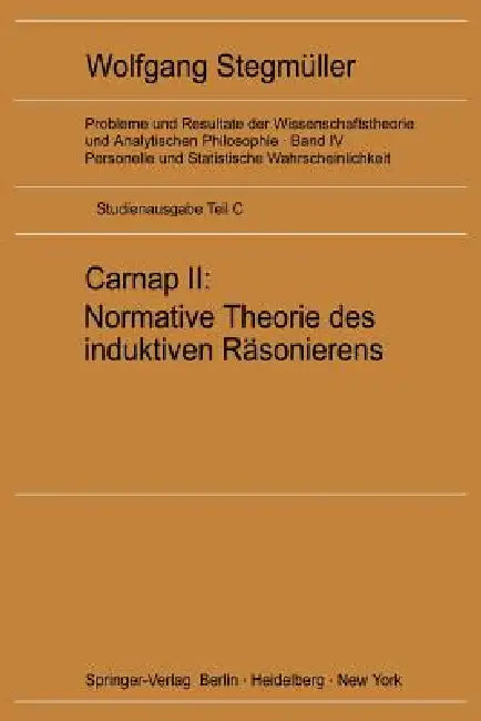 Buy Carnap II (English, Wolfgang Stegmüller) Online at Best Price - BookBajar