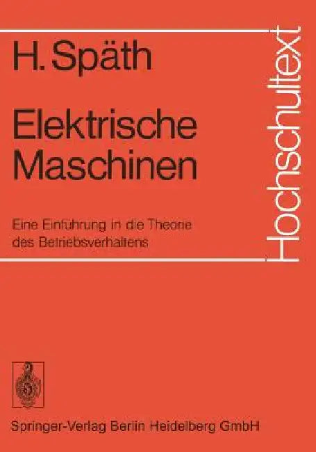 Buy Elektrische Maschinen (English, Helmut Späth) Online at Best Price - BookBajar