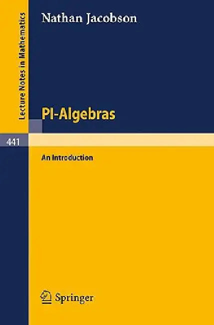 Pi-Algebras (English, N. Jacobson) - Image 1 - BookBajar