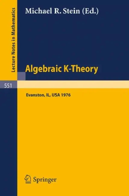 Buy Algebraic K-Theory (English, Michael R. Stein) Online at Best Price - BookBajar