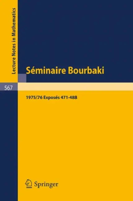 Buy Séminaire Bourbaki (English, N. Bourbaki) Online at Best Price - BookBajar