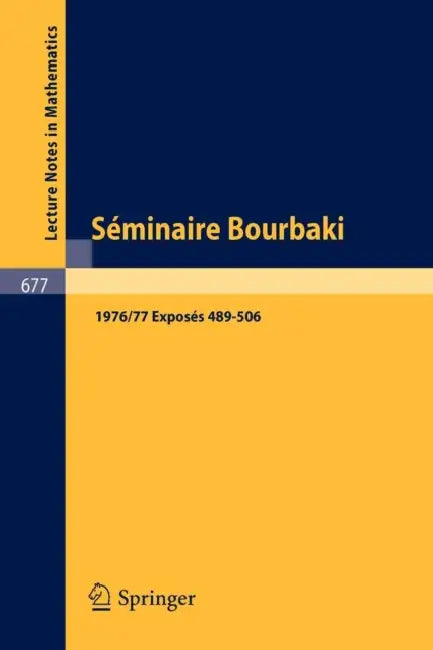 Buy Séminaire Bourbaki (English, N. Bourbaki) Online at Best Price - BookBajar