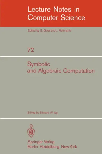 Buy Symbolic and Algebraic Computation (English, E. W. Ng) Online at Best Price - BookBajar