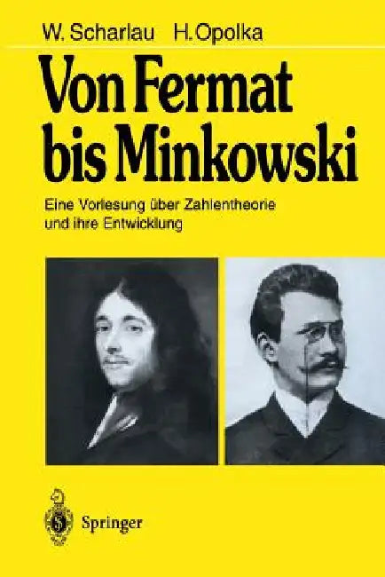 Von Fermat Bis Minkowski (English, W. Scharlau | H. Opolka) - Image 1 - BookBajar
