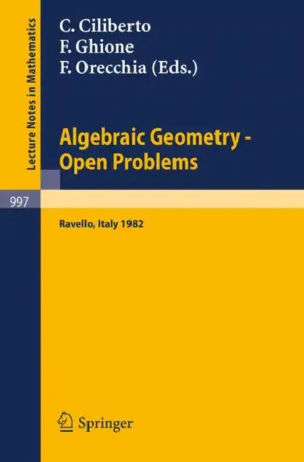 Algebraic Geometry - Open Problems (English, C. Ciliberto | F. Ghione | F. Orecchia) - Image 1 - BookBajar