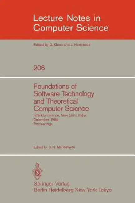 Buy Foundations of Software Technology and Theoretical Computer Science (English, S. N. Maheshwari) Online at Best Price - BookBajar