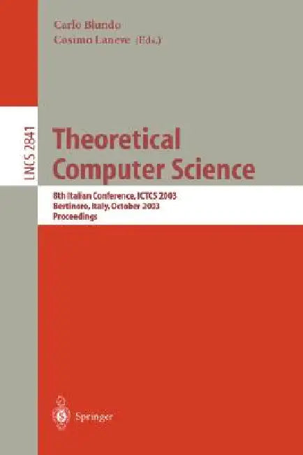 Buy Theoretical Computer Science (English, Carlo Blundo | Cosimo Laneve) Online at Best Price - BookBajar