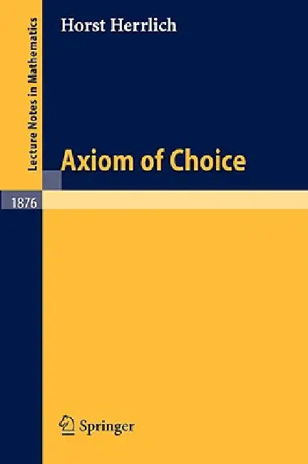Axiom of Choice (English, Horst Herrlich) - Image 1 - BookBajar