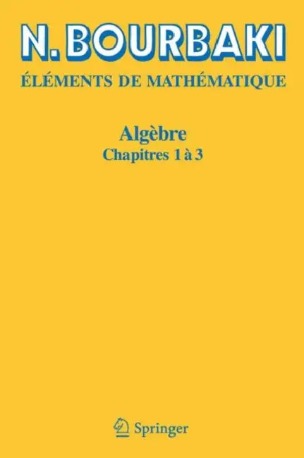 Buy Algèbre (English, N. Bourbaki) Online at Best Price - BookBajar