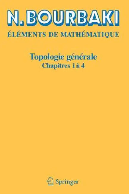 Buy Topologie Générale (English, N. Bourbaki) Online at Best Price - BookBajar
