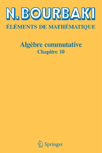 Buy Algèbre Commutative (English, N. Bourbaki) Online at Best Price - BookBajar