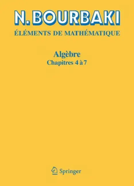Buy Algèbre (English, N. Bourbaki) Online at Best Price - BookBajar