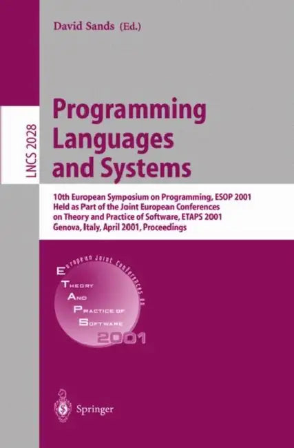 Buy Programming Languages and Systems (English, David Sands) Online at Best Price - BookBajar