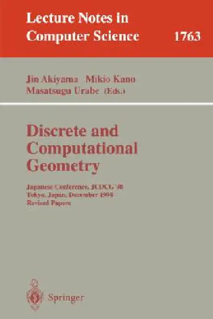 Buy Discrete and Computational Geometry (English, Jin Akiyama | Mikio Kano | Masatsugu Urabe) Online at Best Price - BookBajar