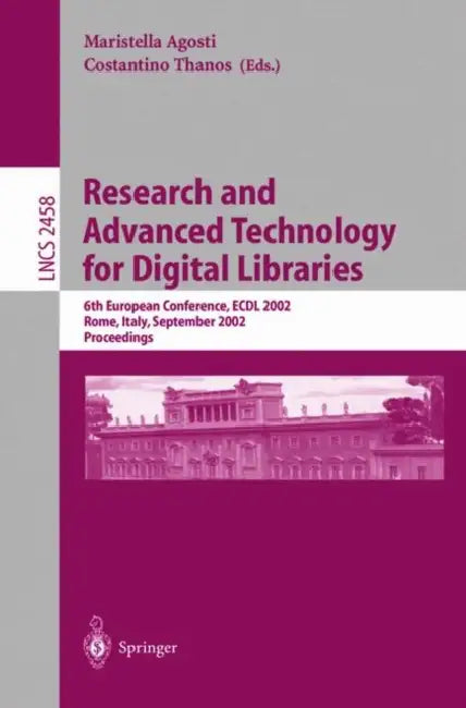Research and Advanced Technology for Digital Libraries (English, Costantino Thanos) - Image 1 - BookBajar