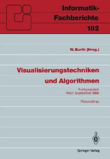 Buy Visualisierungstechniken Und Algorithmen (English, Wilhelm Barth) Online at Best Price - BookBajar
