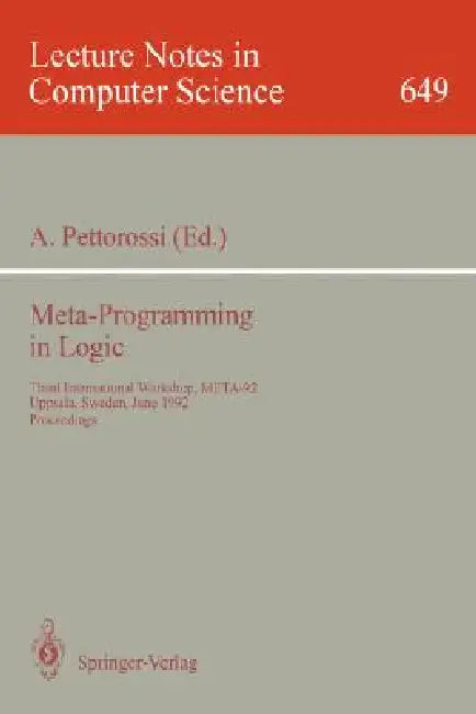 Buy Meta-Programming in Logic (English, Alberto Pettorossi) Online at Best Price - BookBajar