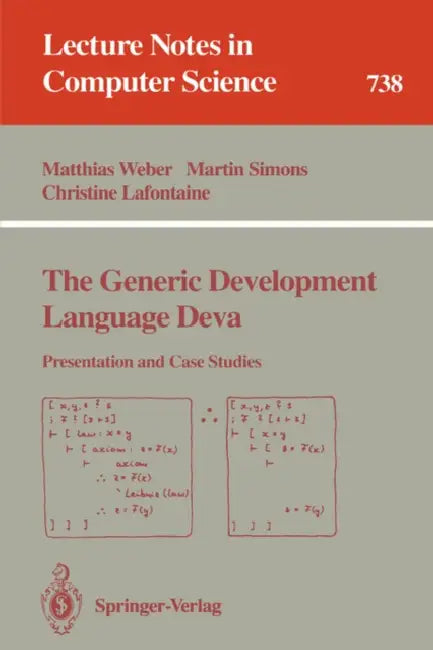 Buy The Generic Development Language Deva (English, Matthias Weber | Martin Simons | Christine LaFontaine) Online at Best Price - BookBajar