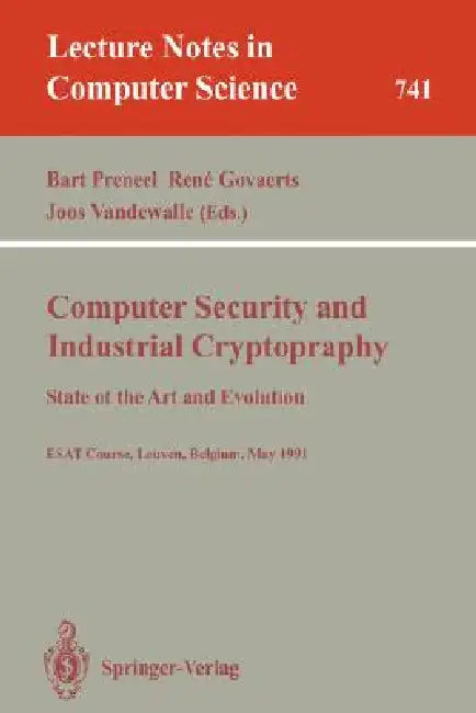 Buy Computer Security and Industrial Cryptography (English, Bart Preneel | Rene Govaerts | Joos Vandewalle) Online at Best Price - BookBajar