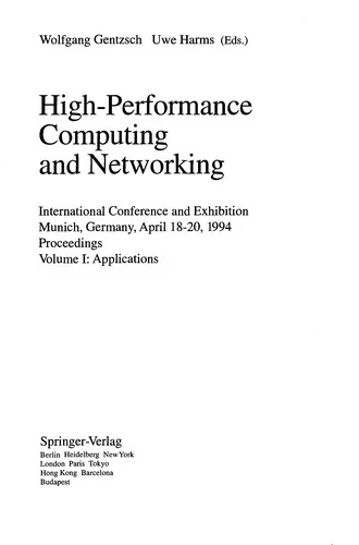 High-Performance Computing and Networking (English, Wolfgang Gentzsch | Uwe Harms) - Image 1 - BookBajar