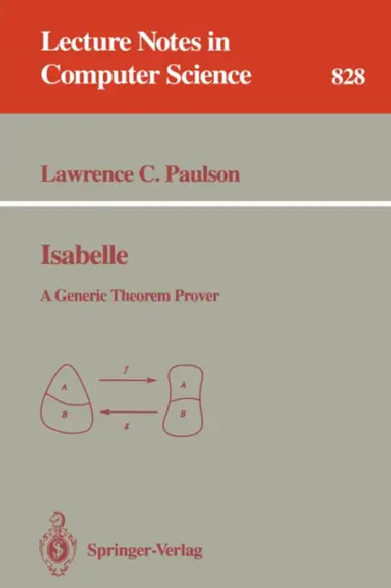 Buy Isabelle (English, Lawrence C. Paulson | T. Nipkow) Online at Best Price - BookBajar