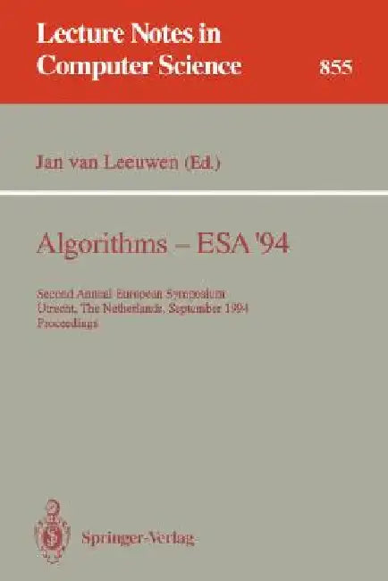 Buy Algorithms - ESA '94 (English, Jan Van Leeuwen) Online at Best Price - BookBajar