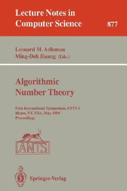 Buy Algorithmic Number Theory (English, Leonard M. Adleman | Ming-Deh Huang) Online at Best Price - BookBajar