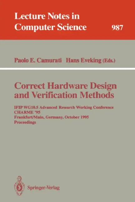 Buy Correct Hardware Design and Verification Methods (English, Paolo Enrico Camurati | Hans Eveking) Online at Best Price - BookBajar