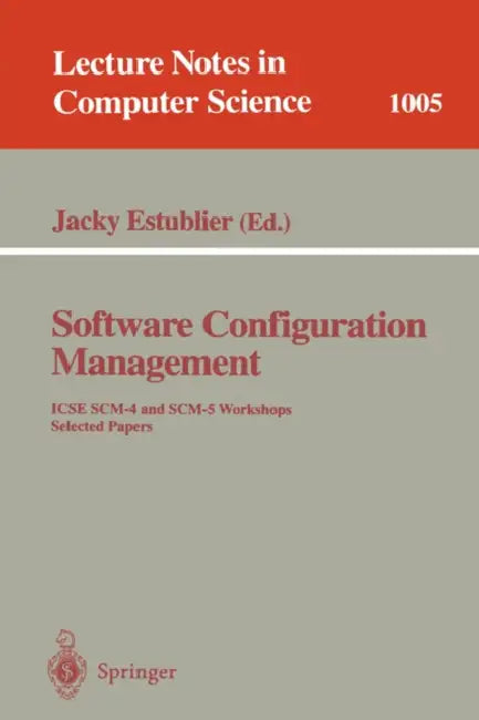 Buy Software Configuration Management (English, Jacky Estublier) Online at Best Price - BookBajar