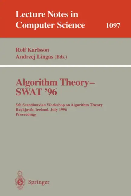 Buy Algorithm Theory - Swat '96 (English, Rolf Karlsson | Andrzej Lingas) Online at Best Price - BookBajar