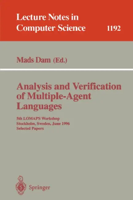 Buy Analysis and Verification of Multiple-Agent Languages (English, Mads Dam) Online at Best Price - BookBajar