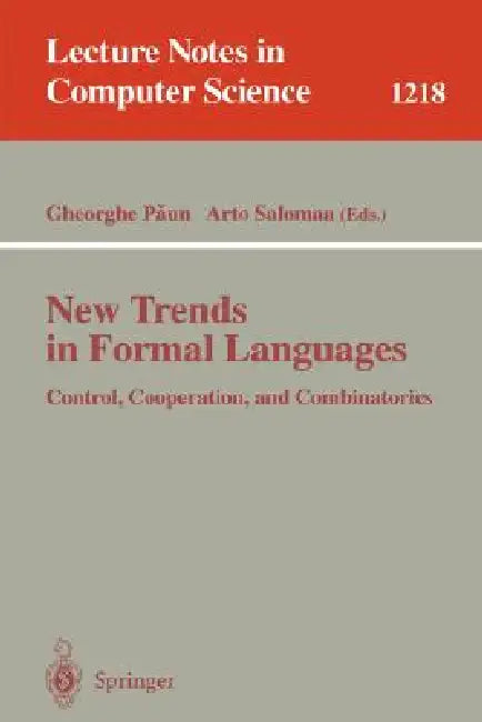 Buy New Trends in Formal Languages (English, Gheorghe Paun | Arto Salomaa) Online at Best Price - BookBajar