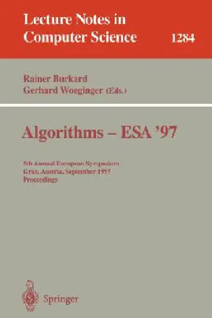 Buy Algorithms - ESA '97 (English, Rainer Burkard | Gerhard Woeginger) Online at Best Price - BookBajar