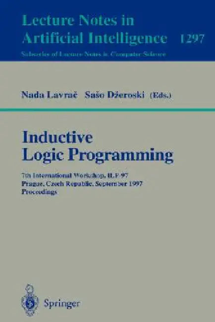 Buy Inductive Logic Programming (English, Nada Lavrač | Saso Dzeroski) Online at Best Price - BookBajar