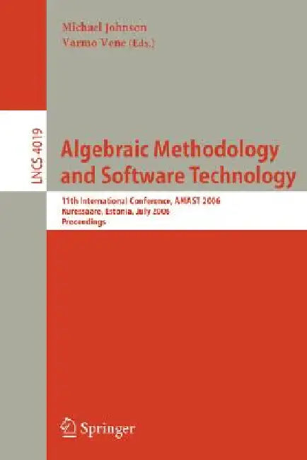 Buy Algebraic Methodology and Software Technology (English, Michael Johnson) Online at Best Price - BookBajar