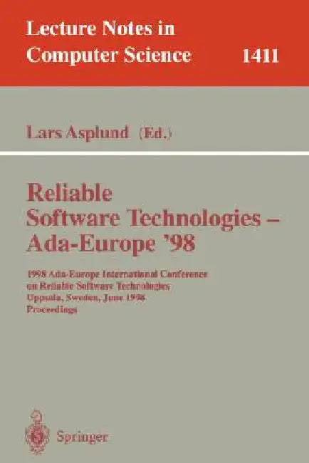 Reliable Software Technologies - Ada-Europe '98 (English, Lars Asplund) - Image 1 - BookBajar