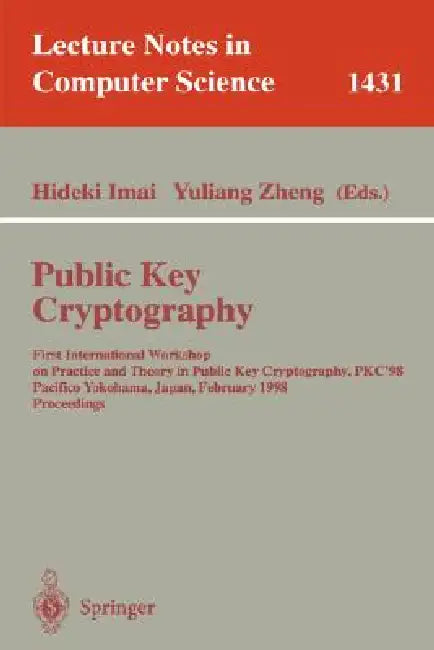 Buy Public Key Cryptography (English, Hideki Imai | Yuliang Zheng) Online at Best Price - BookBajar
