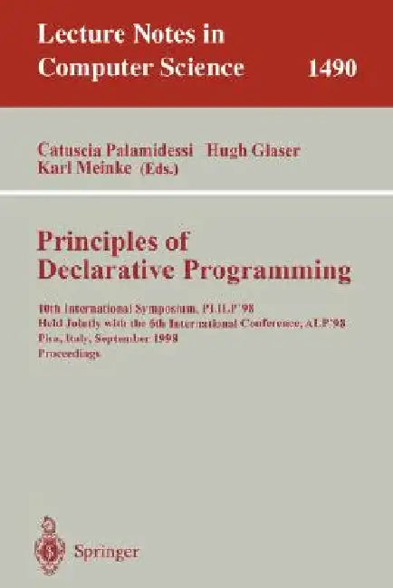 Buy Principles of Declarative Programming (English, Catuscia Palamidessi | Hugh Glaser | Karl Meinke) Online at Best Price - BookBajar
