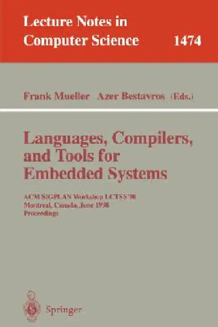 Buy Languages, Compilers, and Tools for Embedded Systems (English, Frank Mueller | Azer Bestavros) Online at Best Price - BookBajar