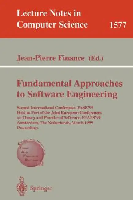 Buy Fundamental Approaches to Software Engineering (English, Jean-Pierre Finance) Online at Best Price - BookBajar