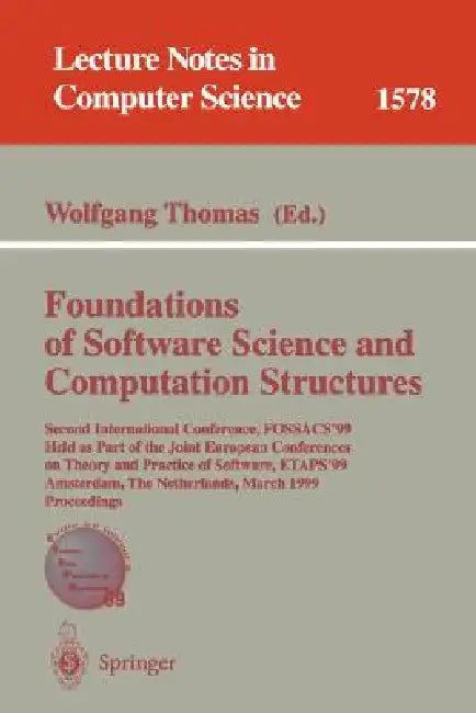 Buy Foundations of Software Science and Computation Structures (English, Wolfgang Thomas) Online at Best Price - BookBajar